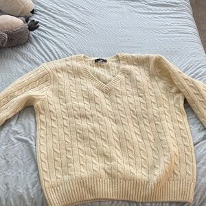 Brandy Melville Ivory Knit Sweater